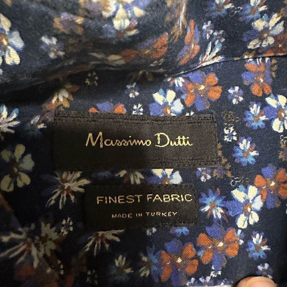 Massimo Dutti floral button up medium - Picture 5 of 7